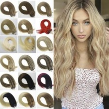 Double Silicone Micro Ring Hair Extensions MicroBeads Loop Tip Remy Human Hair1g