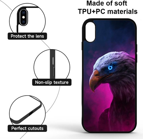 Case For iPhone X XS 11 12 13 14 15 Pro Max Eagle Predator - Picture 114 of 240