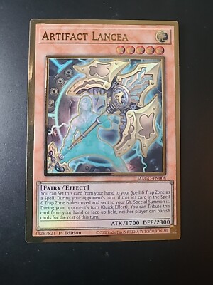 Artifact Lancea- Maximum Gold MAGO-EN008 - 1st Edition - Near Mint 