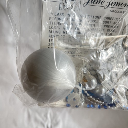 June Zimonick's Studio "STAR SAPPHIRE" Beaded Ornament Kit #SP711 :: UNOPENED - Picture 5 of 11