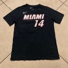 2022 NIKE Tee Miami Heat Tyler Herro 14 NBA Basketball T-Shirt Youth L 14-16