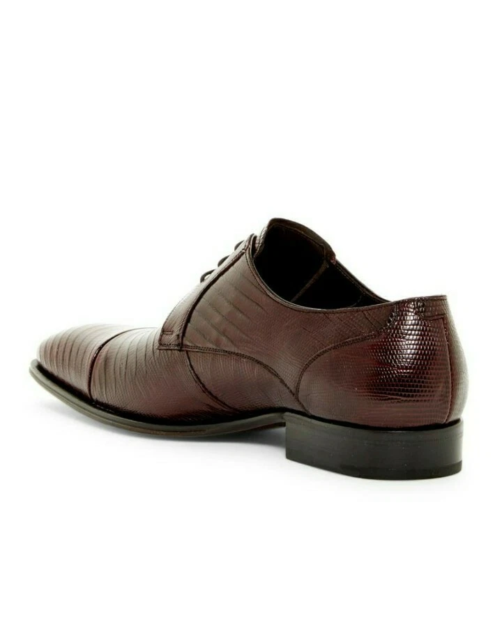 Mezlan valdes genuine lizard cap store toe derby