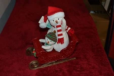 2016 Hallmark Twinkling Sleigh Ride Singing Snowmen With Sound Light And Motion 