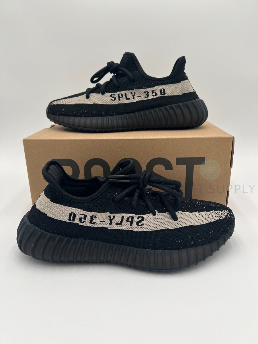 Adidas Yeezy 350 V2 Core Black White Oreo Men's New BY1604 Adidas Yeezy 350 V2 Core Black White Oreo Men's New BY1604