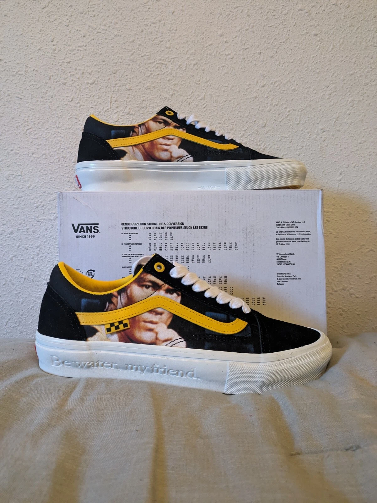 Vans Oldol Skool Bru Leeo Uom 7.5llo G eero Nero5fcby23 VNOA5F (202 RARO