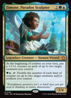MTG Foundations M Zimone, Paradox Sculptor #0126
