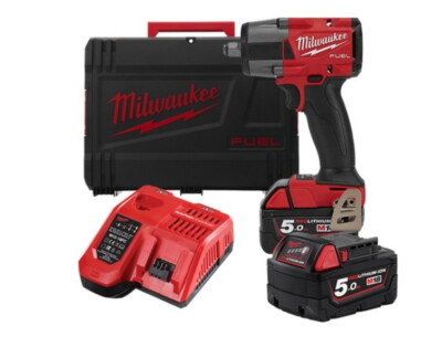 Milwaukee M18 FMTIW2F12 BL 2x5.0Ah 2575Rpm 3100Ipm 881Nm 1/2'' UPS *Charger_220V*
