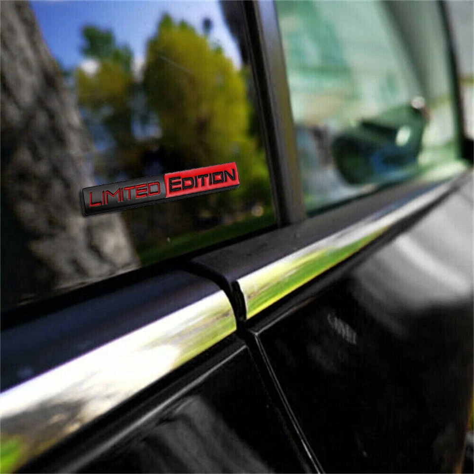2 PIEZAS 3D Edición Limitada Maletero Coche Metal Emblema Insignia Guardabarros Adhesivo Accesorios Foto 4 de 4