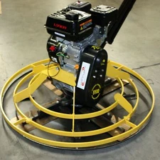 37" Walk-Behind Cement Power Trowel Concrete Finisher 6.5HP Power Engine W/ Pan