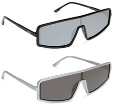 Dime X Nathalie Paris Mira Polarized Women's Shield Sunglasses - DO01 0735