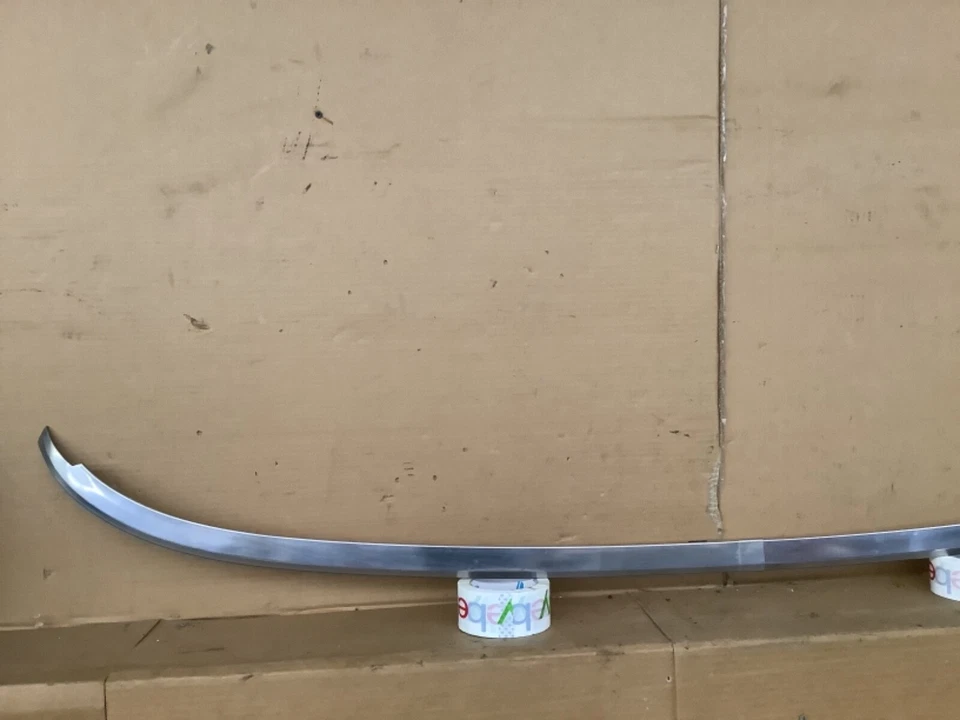 AMC REBEL SST 1969 moldura de moldura de parabrisas delantero inferior de acero inoxidable 3 piezas b Foto 2 de 4