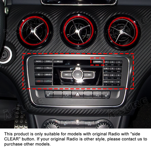 12.3" Android 14 Screen Autoradio GPS Mercedes Benz A-Class GLA NTG4.5 W176 X156 - Picture 2 of 20