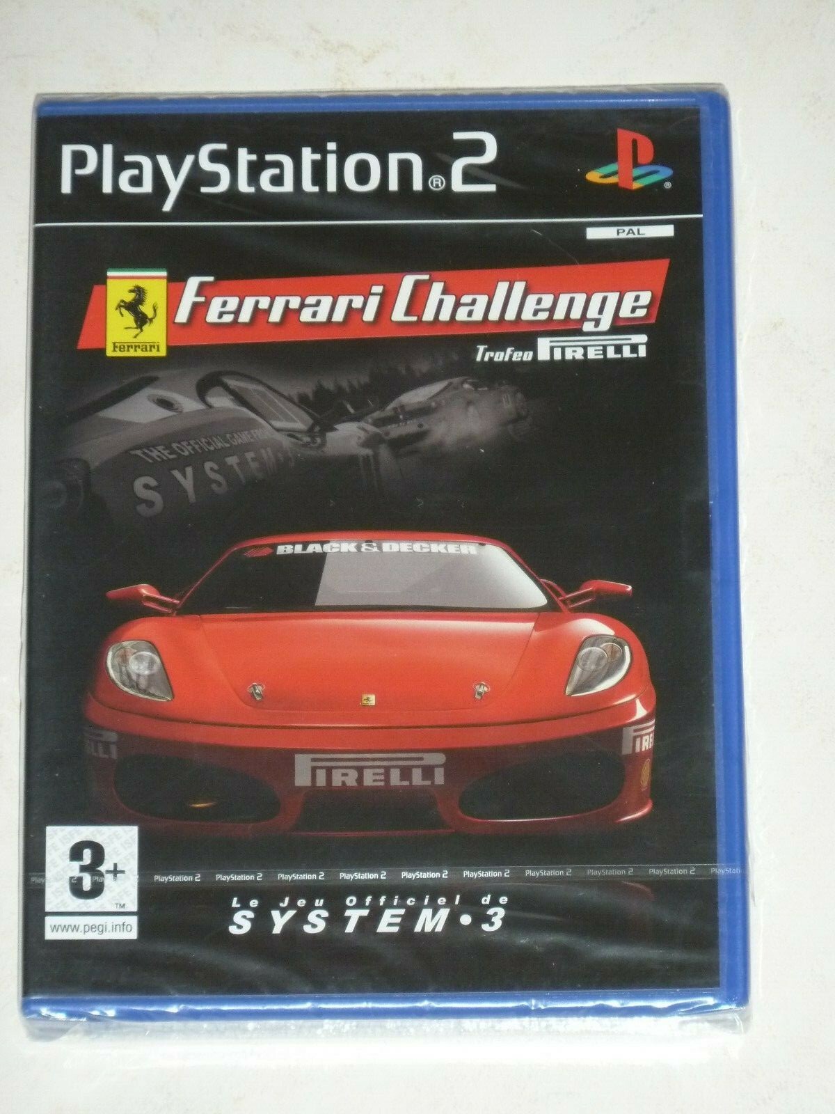 Rare Jeu PS2 Ferrari Challenge Trofeo Pirelli Neuf sous Blister