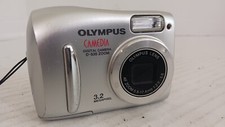 Olympus CAMEDIA D-535 Zoom 3.2MP Digital Camera Silver For Parts FREE SHIPPING