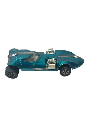 Vintage Hot Wheels Redline toy car twinmill (blue, green, aqua) 1968