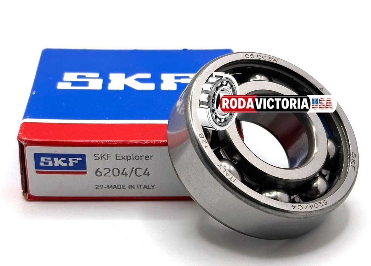 カッティングダイ(中古品) 620 SKF 6204 C4 DEEP GROOVE BALL BEARING, OPEN, NO SEALS 20x47x14mm | eBay