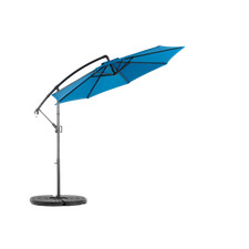 Best Choice Products 10ft Offset Hanging Market Patio Umbrella, Dark Blue