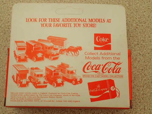 Saltern / Lledo Days Gone Toys Small Scale Coca-Cola Delivery Van Untouched - Picture 10 of 13