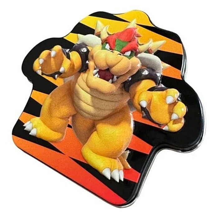 Nintendo Super Mario Brothers Bowser Koopa Sours In Embossed Metal