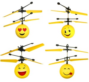 helicopter toy controlled by hand