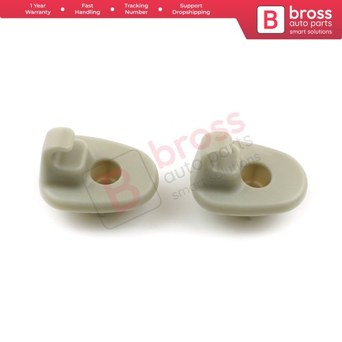 2 pz clip visiera solare 1AR26BD1AA per Jeep Liberty 2005-2012 Dodge Nitro 08 12 - Foto 2 di 10