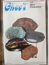 Ghee  s 851 Cosmetic Clutch and Mini Eloquence Handbag Patterns