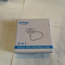 Mpow 3in1 Clip Fisheye Wide angle Macro Kit  on Camera Lens for iPhone 6S Plus 5