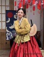 Costume Korean Wedding Perform Dress Set Hanbok Traditional National Court Gift