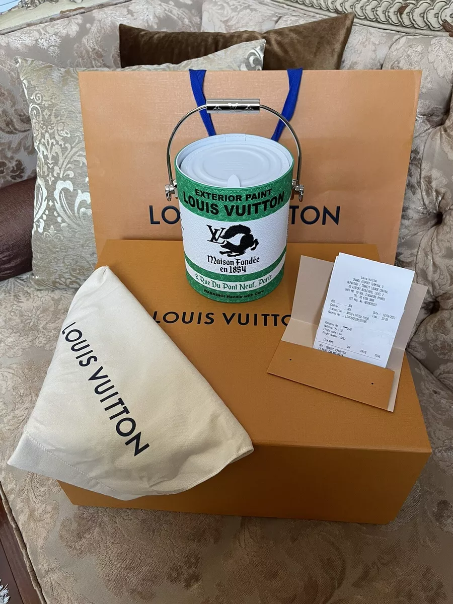 Louis Vuitton Green Monogram Coated Canvas LV Paint Can