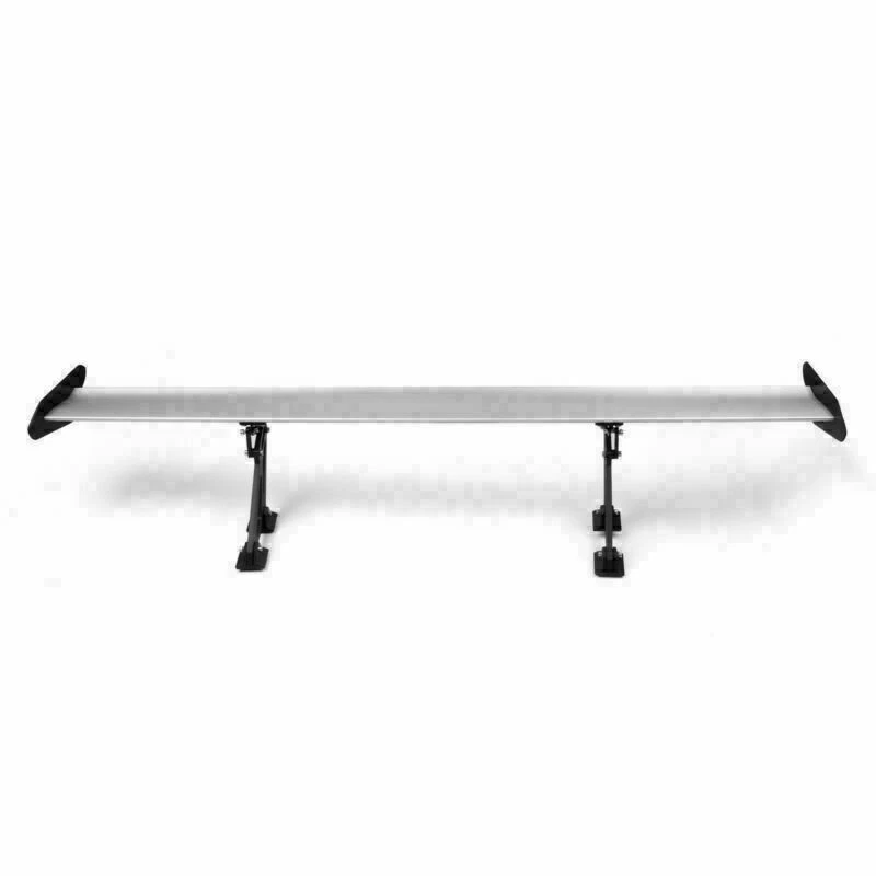 Universal Sedan Aluminum GT Rear Trunk Wing Racing Spoiler Silver .. - Imagem 2 de 4