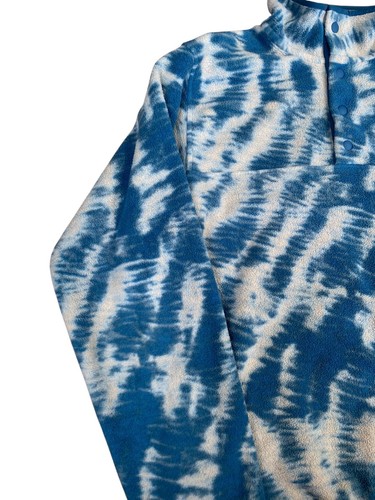 Patagonia Snap-T Fleece Womens Size Medium Blue Tie-Dye Snap Button Outerwear - Bild 2 von 9