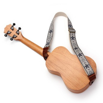 Style 2 Embroidered Ukulele Strap Ethnic Style Adjustable Length Nylon WT