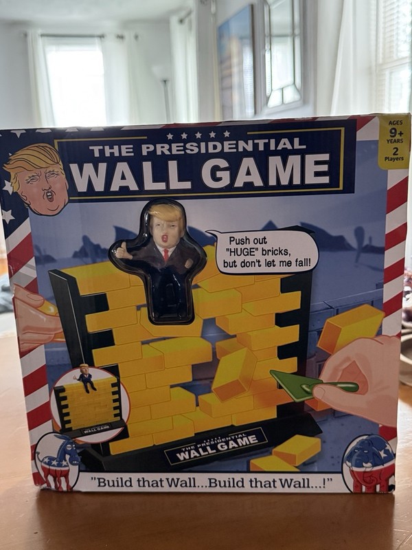 Donald Trump Game MAGA 2018 The Presidential Wall Gag Funny Gift Party President