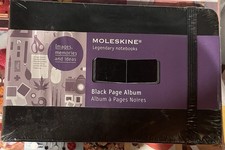 Moleskine Photo Album Black Pages - 5.5 X 3.5 inches. NEW SEALED. Located In USA