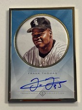 2016 Topps Transcendent Frank Thomas Signed Blue #/25 White Sox Auto