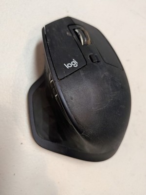 Logitech MX Master Black Bluetooth Thumb Scroll Wheel Wireless Mouse No Dongle