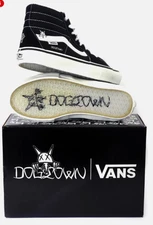 Size 9 - Dogtown x Vans Black 'Creeping Rat 2' Sk8-Hi Pro Shoe