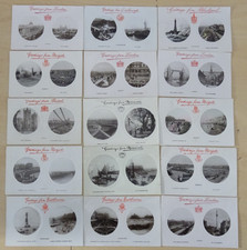 15 Edwardian Postcard Greetings From London Morcombe Margate Bristol Real Photo