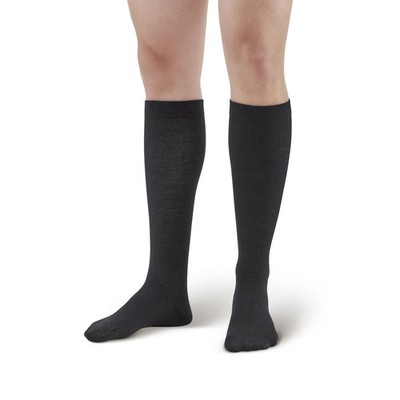 Ames Walker 162 Men's Wool Knee High Dress Socks 20-30 mmHg
