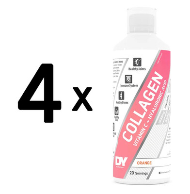 4 x Dorian Yates Liquid Collagen + Vitamin C + Hyaluronic acid, (29,98 EUR/L)