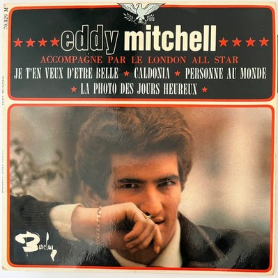 EDDY MITCHELL Ich will schön sein 1963 London All Star Languette EP 45t 