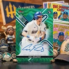 Cal Raleigh Topps Finest 2022 Green Speckle Refractor Auto /99