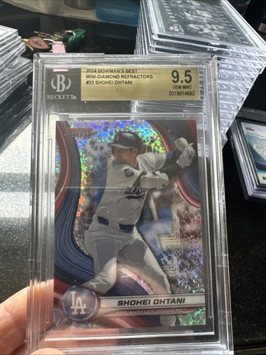 2024 Bowman's Best Shohei Ohtani #33 Mini-Diamond Refractor /299 BGS 9.5 POP 1