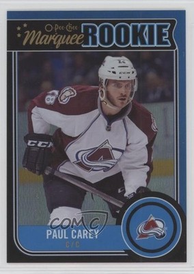 2014-15 O-Pee-Chee Marquee Black Rainbow 92/100 Paul Carey #506 Rookie RC 2vh
