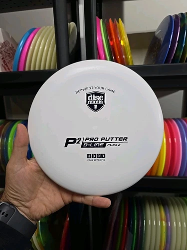 Discmania D-Line P2 Flex 2 White 143g Light Weight disc golf putter Discs