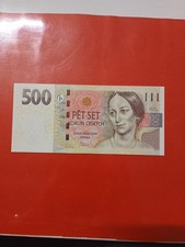 Cheskych banknote 500 korun 2009 UNC condition