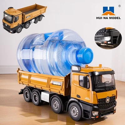 JIKEFUN Huina 1536 RC Dumper Kipper 2.4G 12 Kanäle mit Druckgussteilen Baufahrzeug NEU