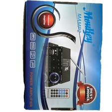 Moukey MAMP2 Power Amplifier 2 Channels USB/AUX Inputs MP3 WMA Black