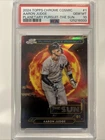 2024 Topps Cosmic Chrome Planetary Pursuit Aaron Judge #PPS-1 Sun SP PSA 10 Gem