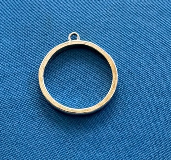 James Avery Sterling Silver Empty Dangle Ring - S… - image 4